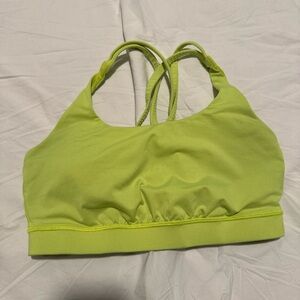 Lululemon Athletica Vibrant Lime Sports Bra